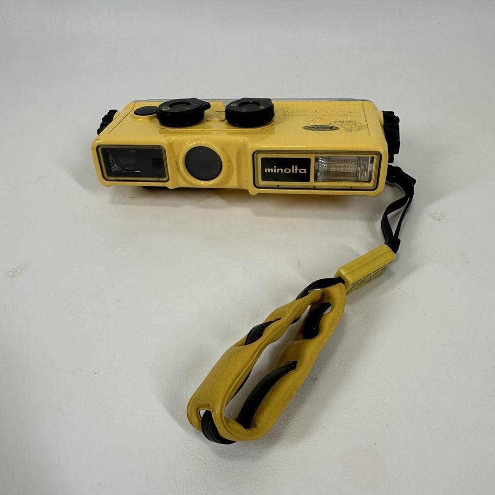 Minolta Weathermatic A‎ Underwater Film Camera with Strap Vintage